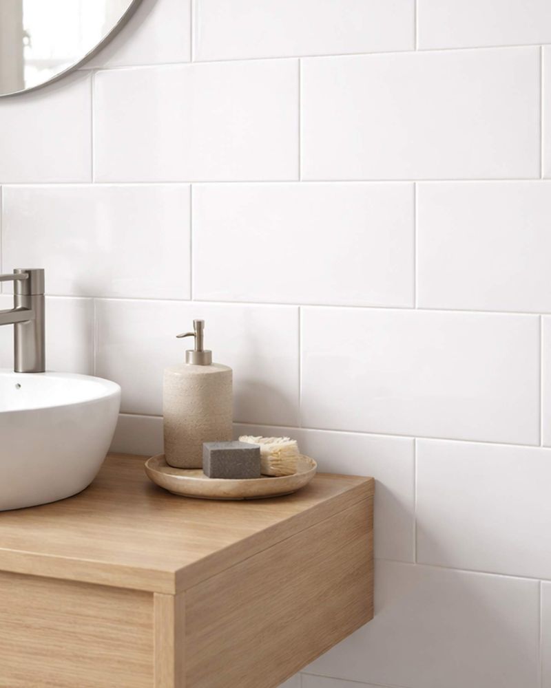 Azulejo blanco brillo 25×40 cm (caja)